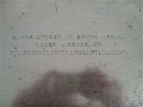 1953 TIN - QUEEN ELIZABETH & PRINCE PHILLIP - MANUFACTURED IN S.A. UNDER LICENCE BY EDWARD SHARP