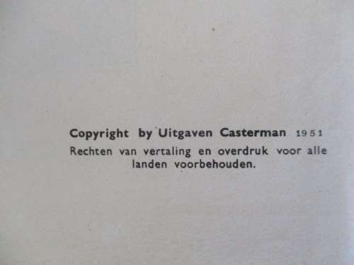 1951 HARD COVER, 1ST EDITION - BESTEMMING NEW YORK BY HERGE (AUTHOR OF THE TINTIN SERIES)