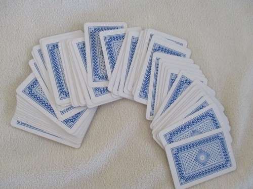 TWO PACKS OF MINIATURE PLAYING CARDS IN EXCELLENT CONDITION IN ORIGINAL CONTAINERS