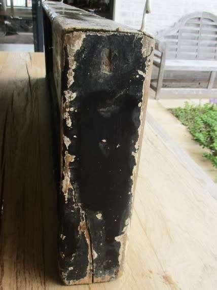 FOR TRANSFIX ONLY -  VERY HEAVY WOODEN  DOUBLE-SIDED APARTHEID TOILET SIGN (PRE-METAL/VINYL)