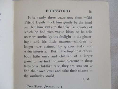 1914 - 1ST EDITION HARD COVER - OUTA KAREL`S STORIES - S.A. FOLK-LORE TALES BY SANNI METELERKAMP