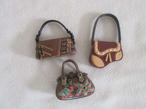 ACCESSORIZE  - THREE GENUINE MY SCENE BARBIE HAND BAGS
