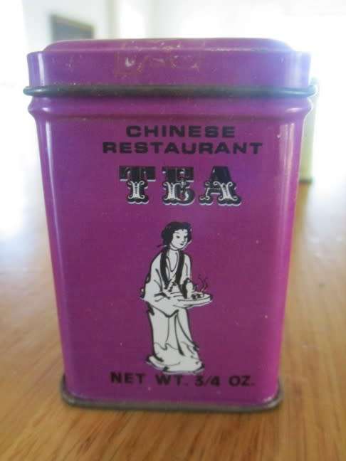 FIVE CUTE SMALL TEA TINS - CHINESE, RUSSIAN AND ENGLISH
