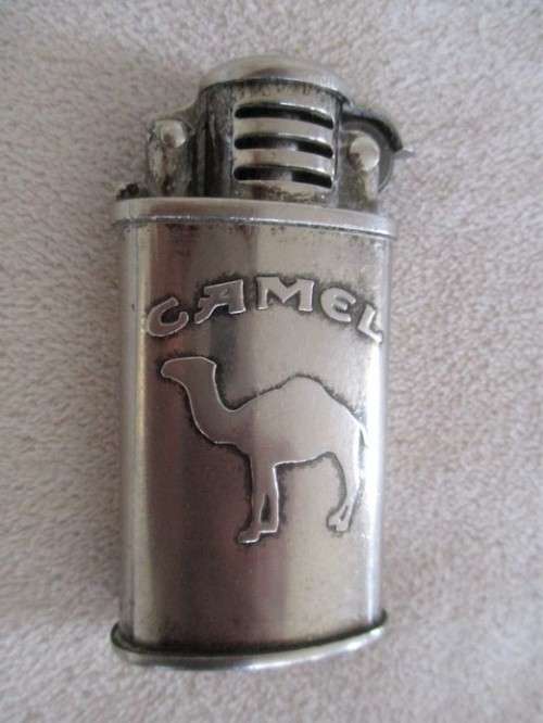 VINTAGE TRENCH STYLE CAMEL LIGHTER