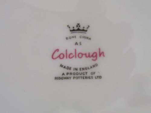 TWO COLLECTABLE COLCLOUGH SIDE PLATES