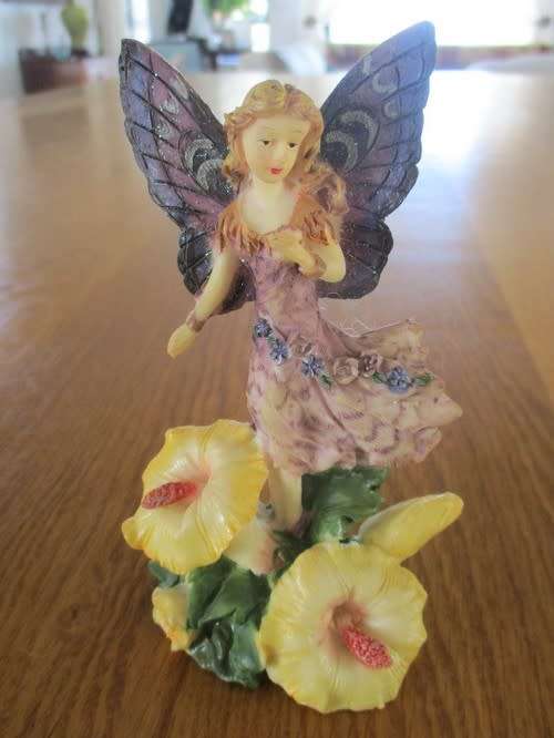 A CUTE PIXIE AND TWO FAIRIES FOR YOUR COLLECTION/FAIRY GARDEN