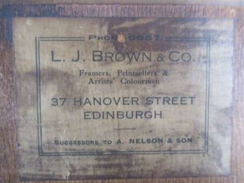 ZEEBOB ONLY - ANTIQUE 1870`s/1880`s FRAMED ALBUMEN PRINT - UP ALONG CLOVELLY, NORTH DEVON?