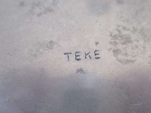 LOVELY TEKE FUNCTIONAL ART FOOTED PEWTER BOWL