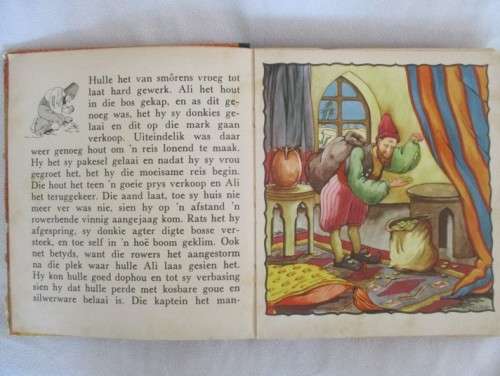 `N BAIE OU, SKAARS BOEK MET DIE MOOISTE ILLUSTRASIES DEUR TRUUS VINGER - VERHALE UIT 1001 NAGTE