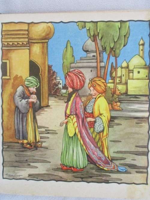 `N BAIE OU, SKAARS BOEK MET DIE MOOISTE ILLUSTRASIES DEUR TRUUS VINGER - VERHALE UIT 1001 NAGTE