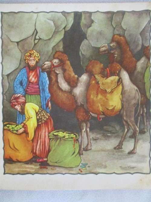 `N BAIE OU, SKAARS BOEK MET DIE MOOISTE ILLUSTRASIES DEUR TRUUS VINGER - VERHALE UIT 1001 NAGTE