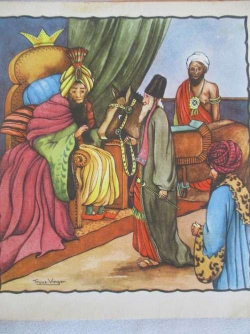 `N BAIE OU, SKAARS BOEK MET DIE MOOISTE ILLUSTRASIES DEUR TRUUS VINGER - VERHALE UIT 1001 NAGTE