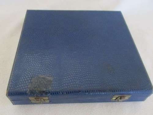 VINTAGE SET OF SIX SILVER PLATED VOORTREKKERS "HOU KOERS" CAKE FORKS IN ORIGINAL BOX