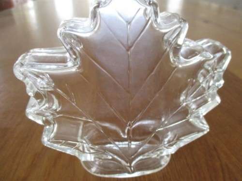PRETTY AND UNUSUAL -  CANADIAN MAPLE LEAF SHAPED BOTTLE