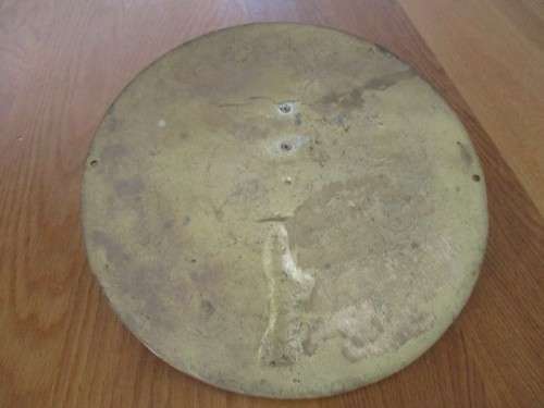 SOLID BRASS "FATHER TIME" SUNDIAL - GROW OLD ALONG WITH ME THE BEST IS YET TO BE -  BIRD GNOMON