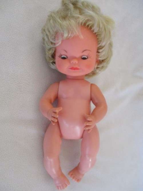 FOR GUNNEMAL ONLY - A CUTE SMALL CHEEKY-FACED DARLING MARKED "SAD" ON BACK OF HEAD