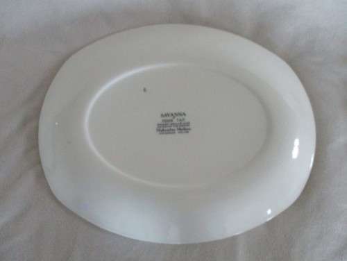 TWO VINTAGE 1950`S MIDWINTER `SAVANNA` PLATTERS DESIGNED BY JESSIE TAIT