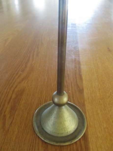 AN ELEGANT, ANTIQUE AUSTRIAN BRASS GOBLET