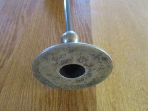 AN ELEGANT, ANTIQUE AUSTRIAN BRASS GOBLET