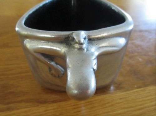RARE EARLY CARROL BOYES SCULPTURAL MAN SAUCE PITCHER/AFTERNOON TEA MILK JUG