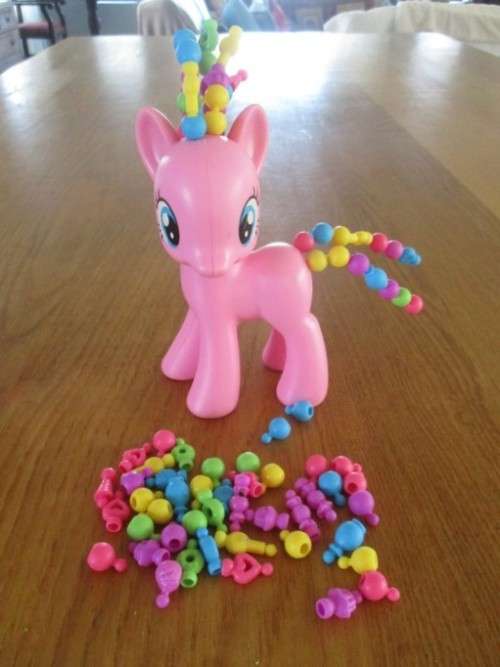 RARE HASBRO EQUESTRIA MY LITTLE PONY - CUTIE TWISTY-DO PINKIE PIE - 15CM TALL