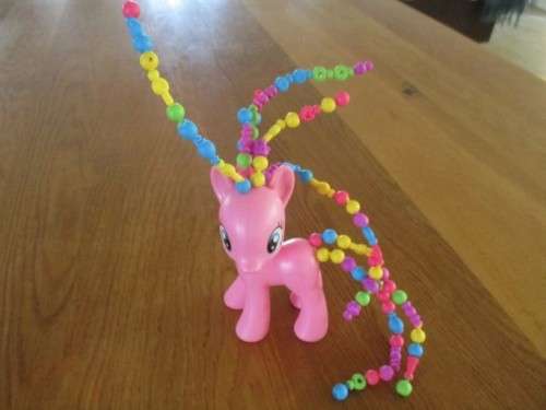RARE HASBRO EQUESTRIA MY LITTLE PONY - CUTIE TWISTY-DO PINKIE PIE - 15CM TALL