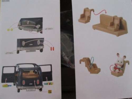 BARGAIN TIME!!  GENUINE EPOCH SYLVANIAN FAMILIES SEVEN SEATER - MINT IN BOX (DECALS INCLUDED IN BOX)