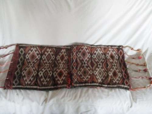 VINTAGE MIDDLE EASTERN WOVEN SADDLE BAG
