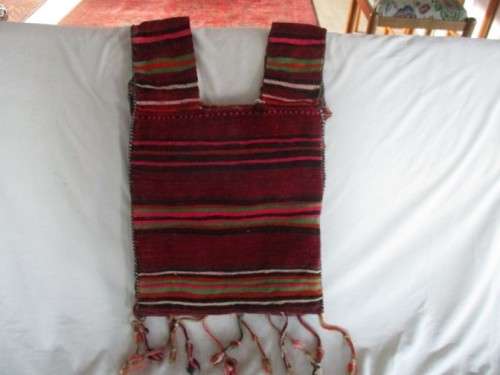 VINTAGE MIDDLE EASTERN WOVEN SADDLE BAG