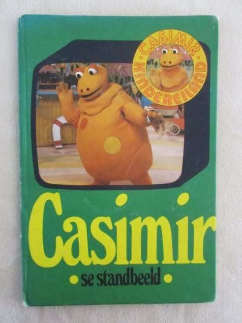 WIE ONTHOU VIR CASIMIR??  1980 - EERSTE AFRIKAANS UITGAWE  - CASIMIR SE STANDBEELD