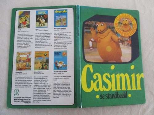 WIE ONTHOU VIR CASIMIR??  1980 - EERSTE AFRIKAANS UITGAWE  - CASIMIR SE STANDBEELD