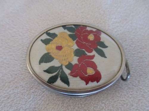 VERY OLD AND RARE OXWAGON MAZAWATTEE TIN FILLED WITH INTERESTING VINTAGE SEWING ITEMS