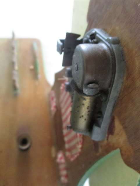 A VERY OLD UNIQUE LARGE MUSICAL, ROTATING WINDMILL LAMP IN NEED OF TLC - MUSICAL MECHANISM WORKING