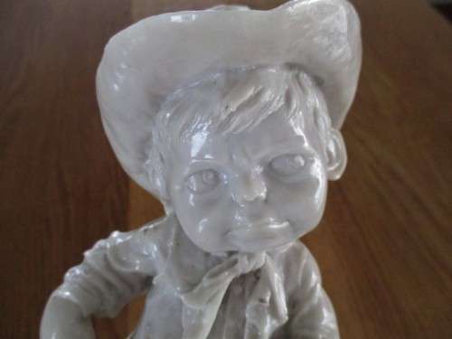 FOR ZEEBOB ONLY - GIUSEPPE ARMANI FIGURINE ENTITLED `LITTLE COWBOY` - SIGNED