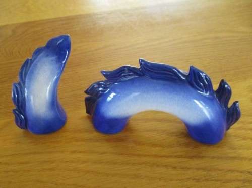 THE PRETTIEST PORCELAIN MYTHICAL SEA CREATURE/HIPPOCAMP IN THREE POSEABLE SECTIONS