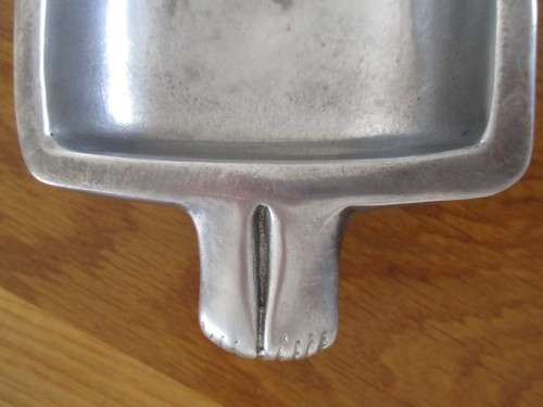 TWO VINTAGE CARROL BOYES PEWTER DISHES - ONE PRICE FOR BOTH