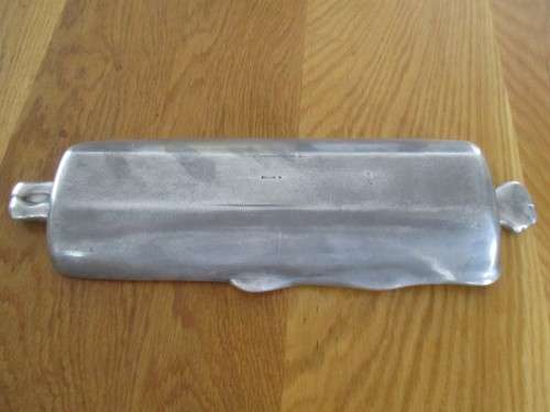 TWO VINTAGE CARROL BOYES PEWTER DISHES - ONE PRICE FOR BOTH