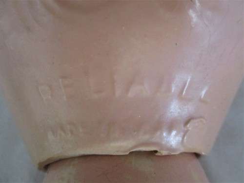 ANTIQUE RELIABLE, CANADA DOLL  - OPEN/CLOSE EYES & TWO CUTE FRONT TEETH