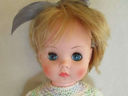 VERY RARE VINTAGE CHILTERN, ENGLAND DOLL WITH THE PRETTIEST FACE!