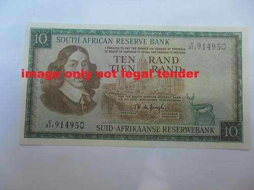 1XR10 note TW de Jongh C311 Uncirculated