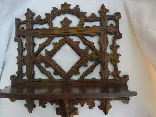 Beautiful ornate little shelf from Church  LOOK how lovely!!