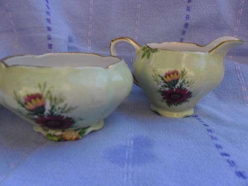 Beautiful Royal Winton EM KEATING  Sugar Basin and Milk Jug