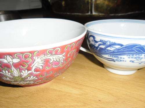 lovely chinese bowl and cup