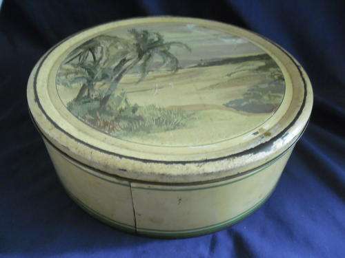 AN EXTREMELY OLD BISCUIT/CAKE TIN!!!
