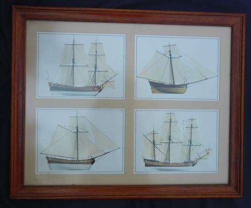 STUNNING PRINT - SAILING SHIPS OF THE HIGH SEAS