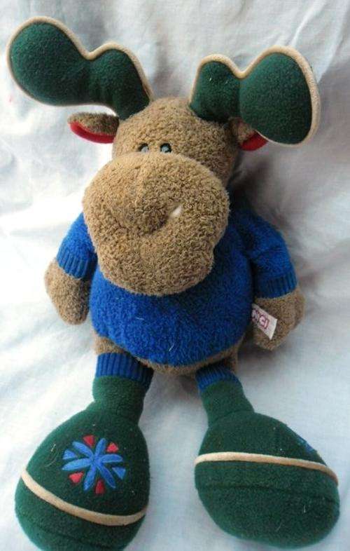 A VERY COLLECTABLE AND ADORABLE MOOSE FROM "NICCI"  (GERMANY)!!!!