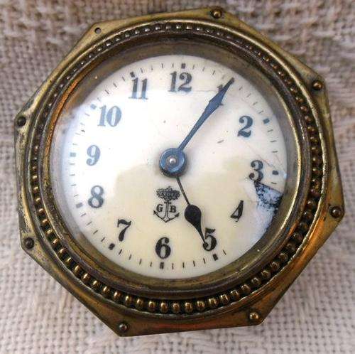 WOW - SURELY A FIND?? ANTIQUE GUSTAV BECKER ALARM CLOCK FOR RESTORATION!!