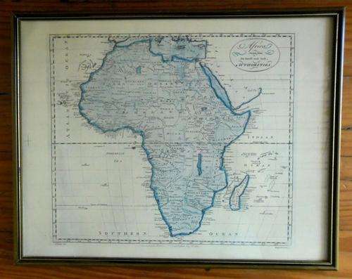 1787 MAP OF AFRICA ENGRAVED BY G. TERRY FOR JOHN HARRISON