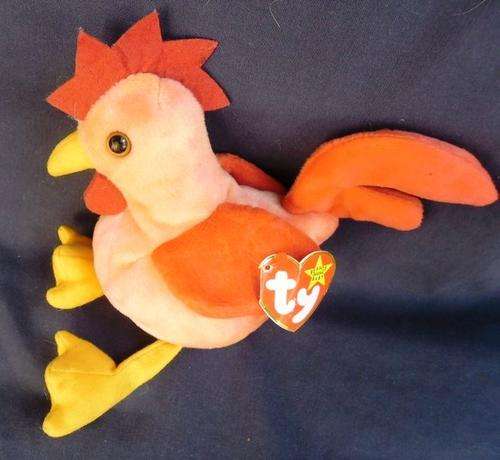 TY BEANIE BABY "STRUT" THE ROOSTER
