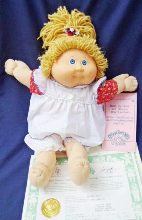 SPECIAL CABBAGE PATCH DOLL IN CPK TOP WITH BIRTH CERTIFICATE PAPERS!!!!